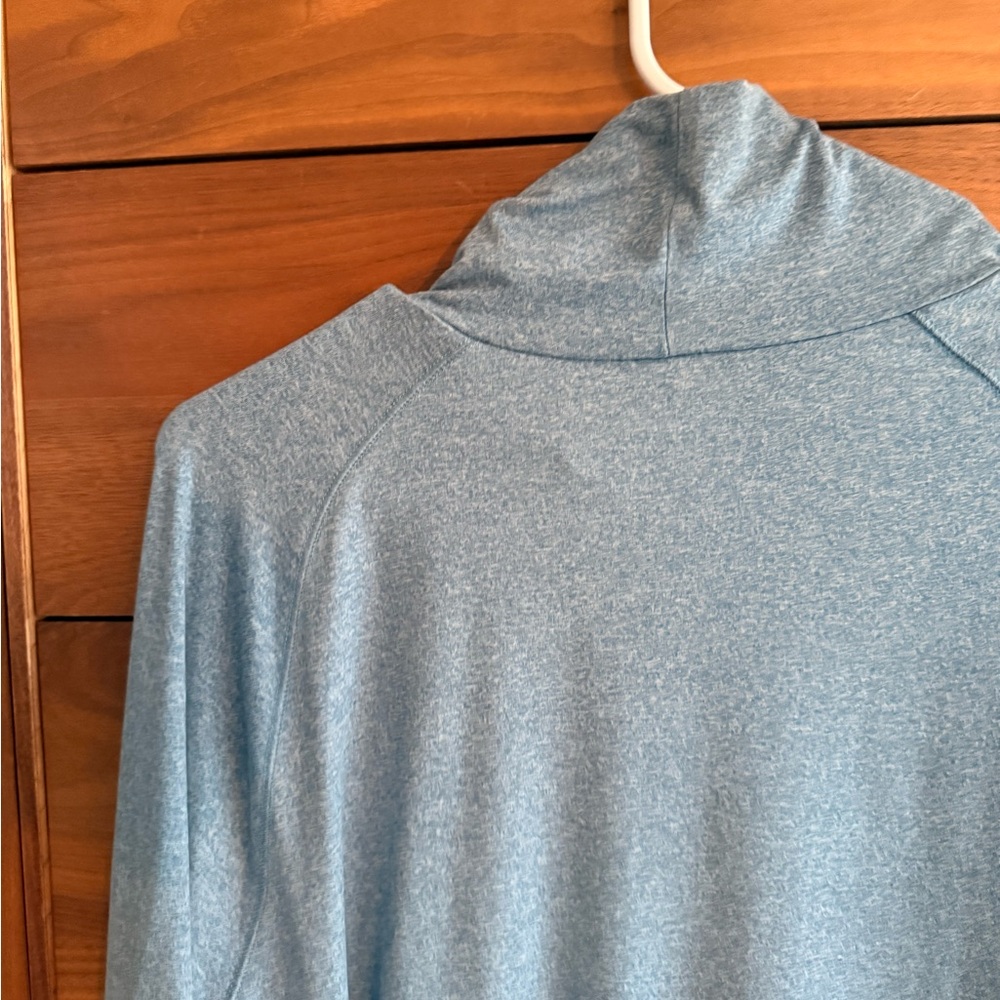 Eddie Bauer Women’s Active Funnel Neck Long Sleeve Top W/ Kangaroo Pocket SZ XL - Picture 8 of 8